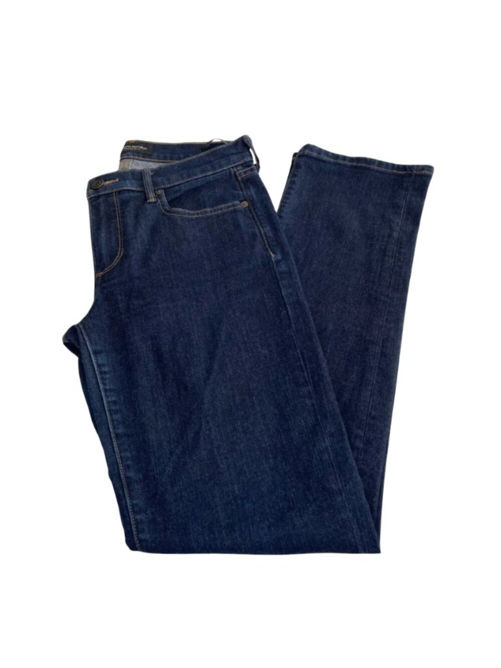 Banana Republic Premium Denim Girlfriend Jeans Womens 27  Relaxed Fit Stretch